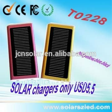 New Products on China Market Cheap Solar Mobile Phone Charger